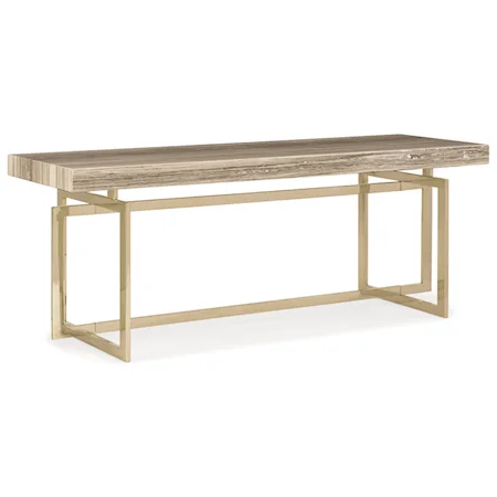 Contemporary "4 Ever A Classic" Console Table with Sandstone Look